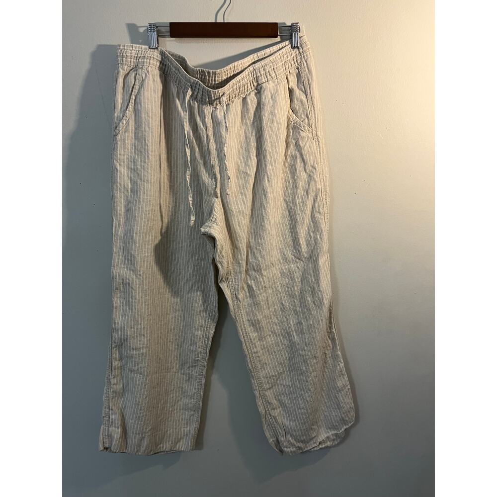 L.L. Bean Linen Pants Womens size 20 Reg